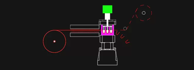 Máquina de termoformagem de copos de plástico