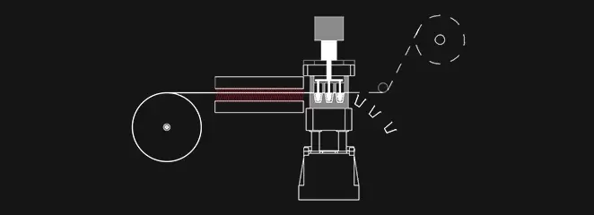 Máquina de termoformagem de copos de plástico