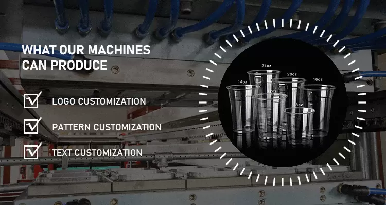 Amostra de máquina de termoformagem de plástico TQC Amostra de máquina de termoformagem de plástico TQC